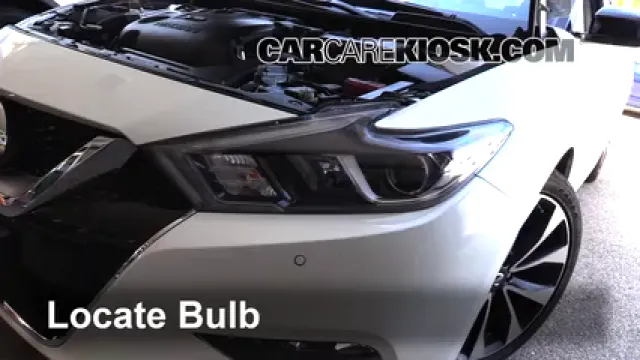 2016 Nissan Maxima SR 3.5L V6 Luces Luz de giro delantera (reemplazar foco)